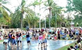 dancing at the seabreeze festival