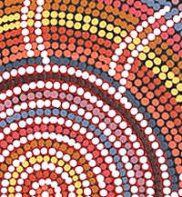 Detail view of large waterhole