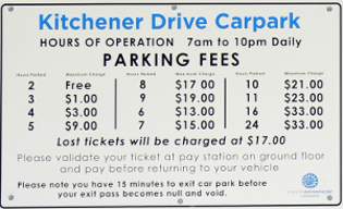 Kitchener Car Park Prices