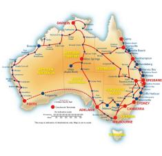 Travel by bus to Darwin