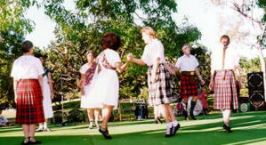 Scottish dancing at Jingili gardens.