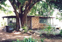 Mango farm stone cabin