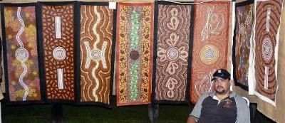 Bevan at Mindil Beach markets