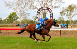 Horse racing at Adelaide River Horse racing at Adelaide River