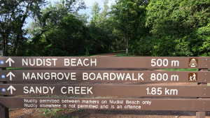reserve sign post