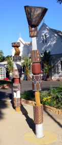 Cerimonial Poles at Government house
