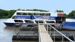 Northern Adventurer docked on Adelaide River