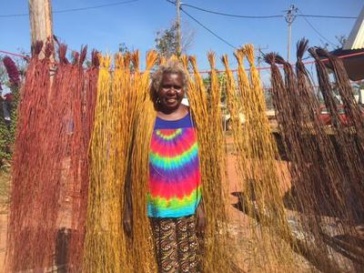 Judy Manany Elcho Island Pandanas Bunches