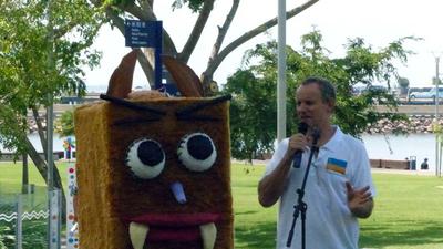 The Attorney General opening the 2013 Fridge Festival