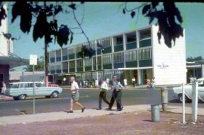 Darwin street scene sometime during the 1960's