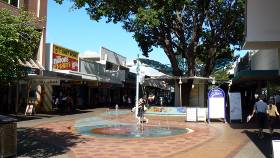 Midway down the Darwin Mall Midway down the Darwin Mall