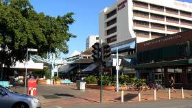 Knuckey Street end of Darwin Mall Darwin Mall