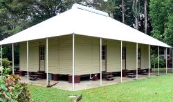 Historic Darwin Church restored and relocated to Darwin Botanic Gardens