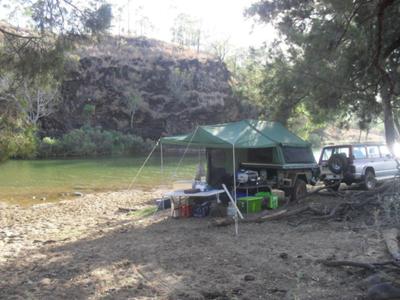 4WDing in the bush at Dalbeg.