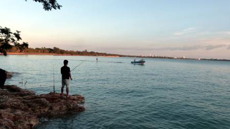 fishing at Fannie Bay fishing at Fannie Bay