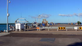 Wharf loading and access for working boats