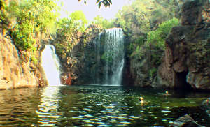 Swimming at Florence Falls