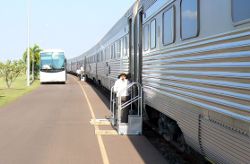 Boarding the Ghan Boarding the Ghan