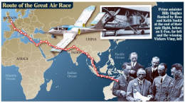Map of great Air Race Route