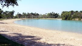 lake Alexander beach