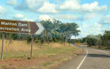 Manton Dam signpost