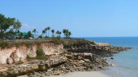 Nightcliff Pool on the beach cliffs.