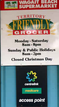 Supermarket opening hours