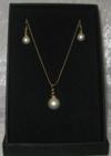 Italian Mother of Pearl Twist Drop Set