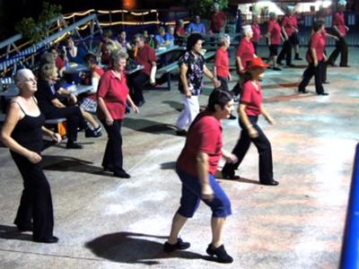 Dancing at the Wharf