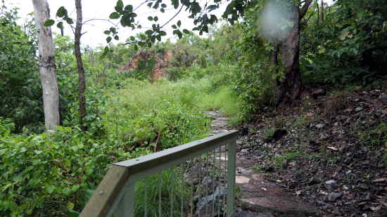 Path to top of Wangi falls