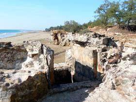 Ruins of bunker at Casuarina Beach Ruins of bunker at Casuarina Beach