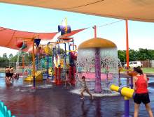 Leanyer water playground Leanyer water playground