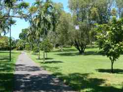 Walk through scenic gardens. Walk through scenic gardens.
