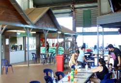 A variety of food is available