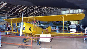 Aviation museum biplane